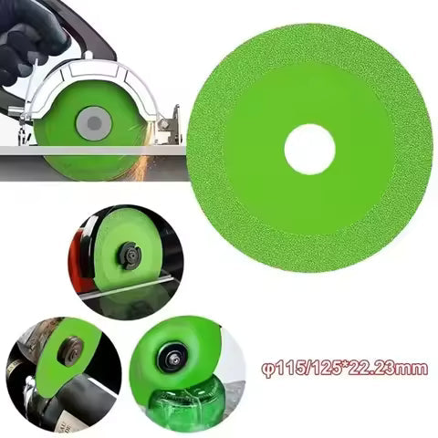 4.5" Diamond Glass Cutting Disc – Ultra-Thin Angle Grinder Blade for Tile, Marble & Granite
