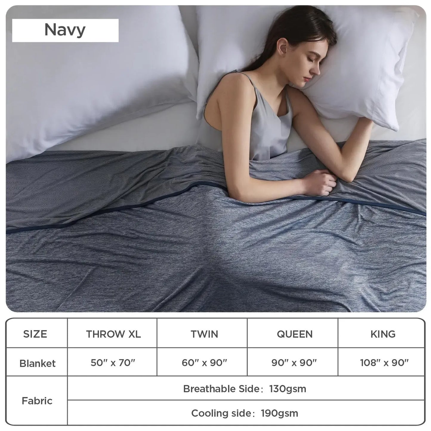 Lightweight Cooling Blanket β Breathable Bamboo Rayon Bedding for Hot Sleepers