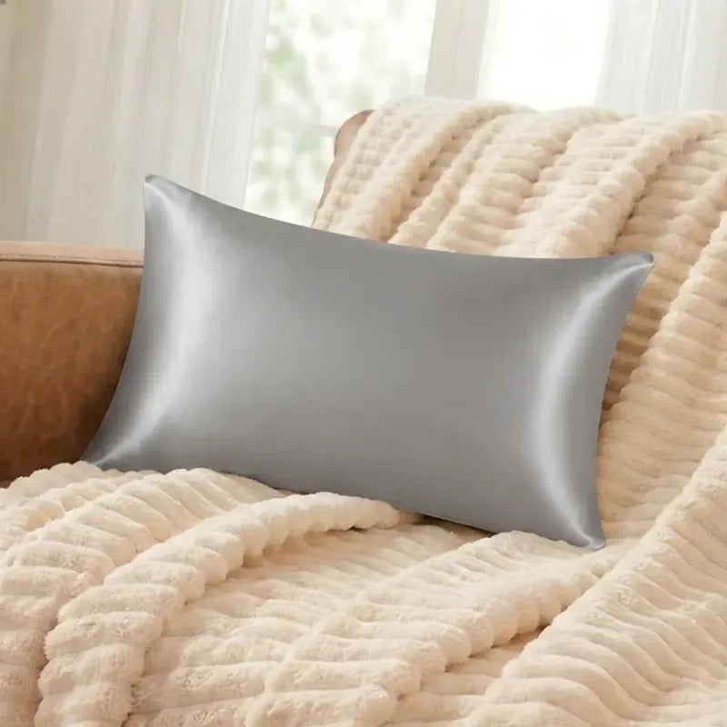 NTBAY 2-Piece Silky Satin Pillowcases – Soft Microfiber Bed Pillow Covers with Envelope Closure