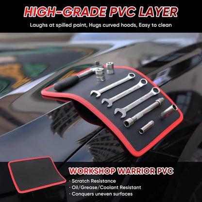 3PCS Magnetic Tool Mat Set – Flexible Magnetic Trays for Garage, Workshop & Auto Repair