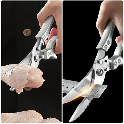 ✂️ Multi-Purpose Kitchen Scissors – Heavy-Duty Stainless Steel Food Shears