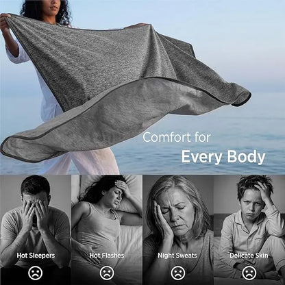 Lightweight Cooling Blanket – Breathable Bamboo Rayon Bedding for Hot Sleepers