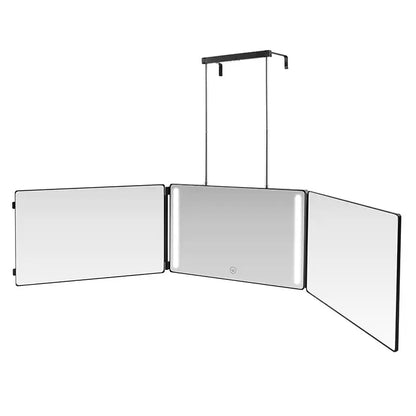 Adjustable LED Light 3-Way Mirror – Portable Trifold 360° Grooming Mirror