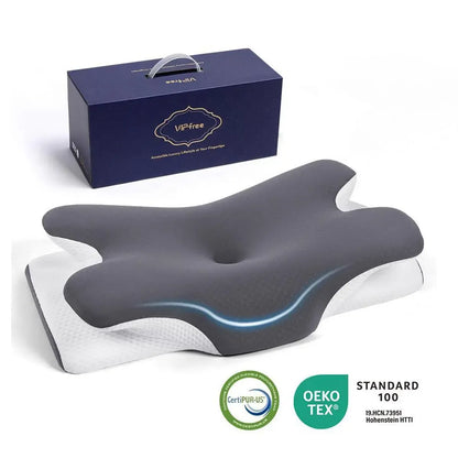 Cooling Ergonomic Memory Foam Pillow for Neck Support