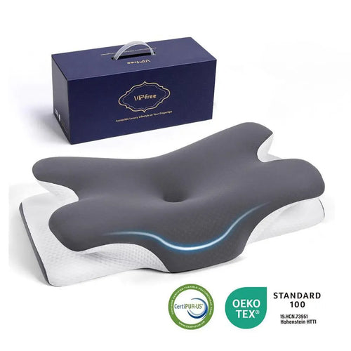 Cooling Ergonomic Memory Foam Pillow for Neck Support
