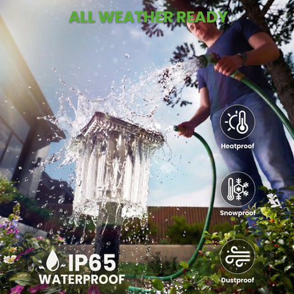 Solar Outdoor Pathway Lights – Adjustable White Modes, Waterproof & Auto On/Off