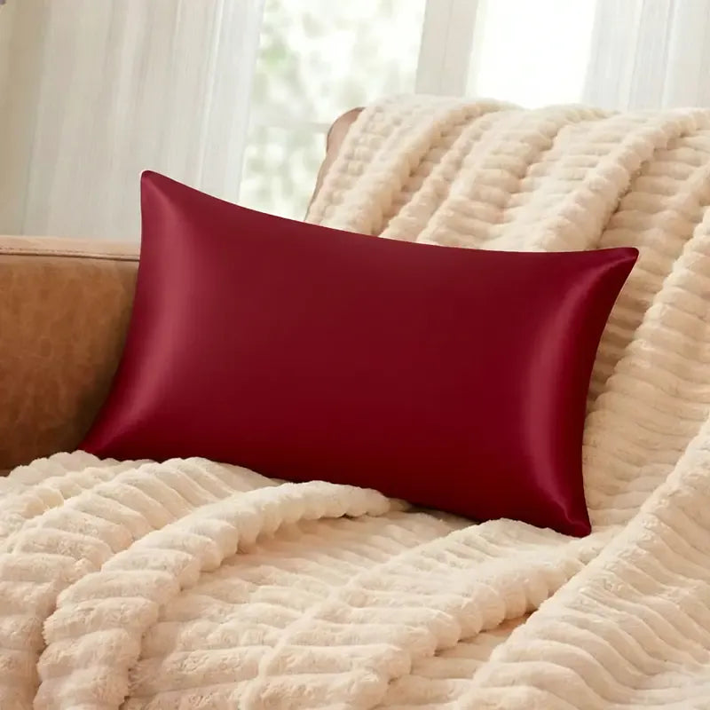 NTBAY 2-Piece Silky Satin Pillowcases – Soft Microfiber Bed Pillow Covers with Envelope Closure