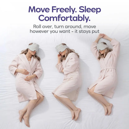 Weighted Sleep Eye Mask – 360° Light Blocking & Deep Pressure Comfort