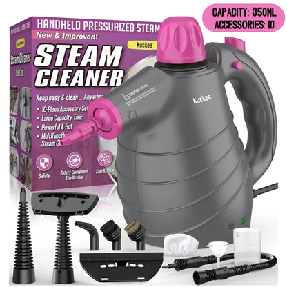 Portable Handheld Steam Cleaner – Multi-Purpose Deep Cleaning Tool with 12 Accessories