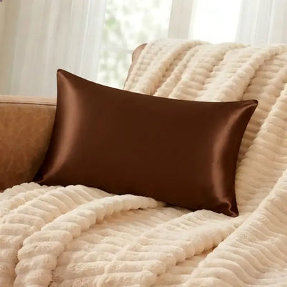 NTBAY 2-Piece Silky Satin Pillowcases – Soft Microfiber Bed Pillow Covers with Envelope Closure
