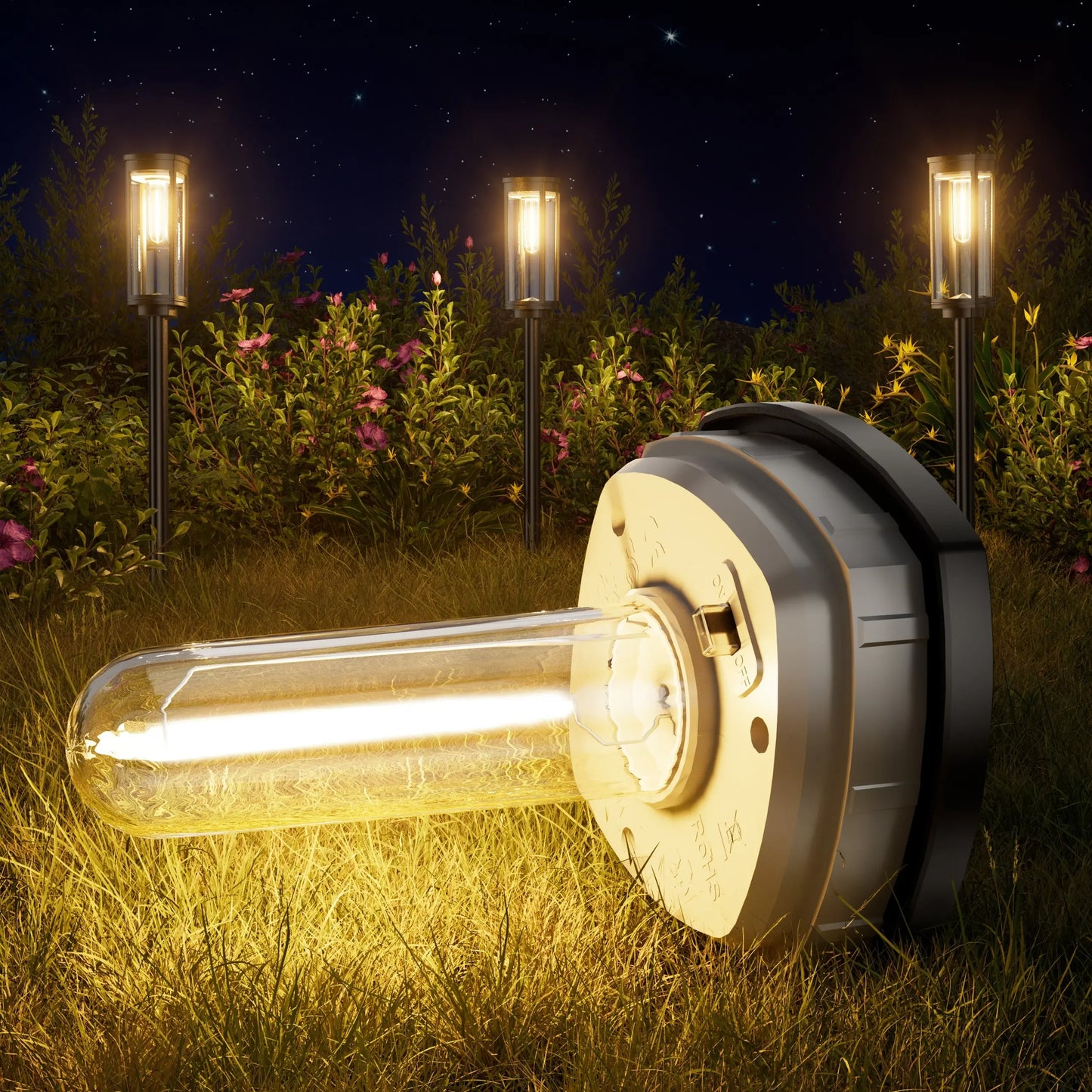 Solar Outdoor Pathway Lights – Auto On/Off, IP65 Waterproof & Easy Installation