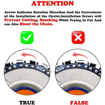 Angle Grinder Chain Disc – Fast Wood Carving & Shaping Wheel for 4" & 4½" Grinders