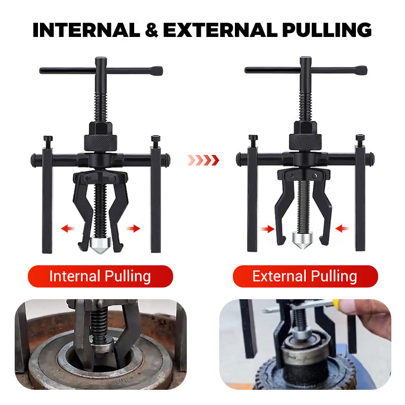 Heavy Duty Bearing Extractor Tool | Universal Inner Bearing Puller for Automotive & Mechanical Repairs