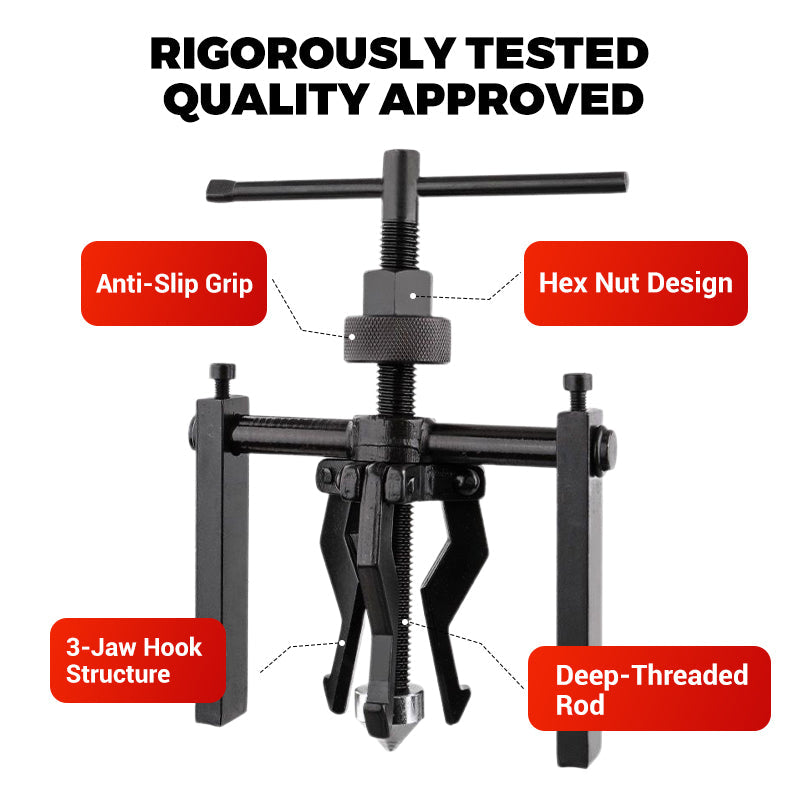 Heavy Duty Bearing Extractor Tool | Universal Inner Bearing Puller for Automotive & Mechanical Repairs