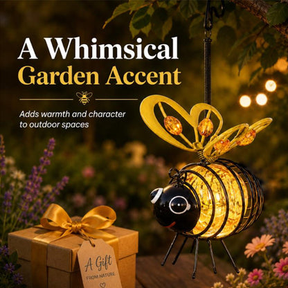 Solar Hanging Bee Garden Light – Waterproof Outdoor LED Garden Decoration