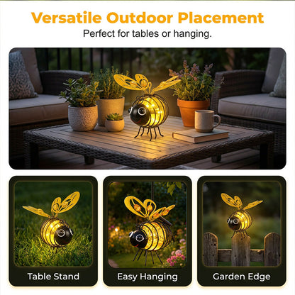Solar Hanging Bee Garden Light – Waterproof Outdoor LED Garden Decoration