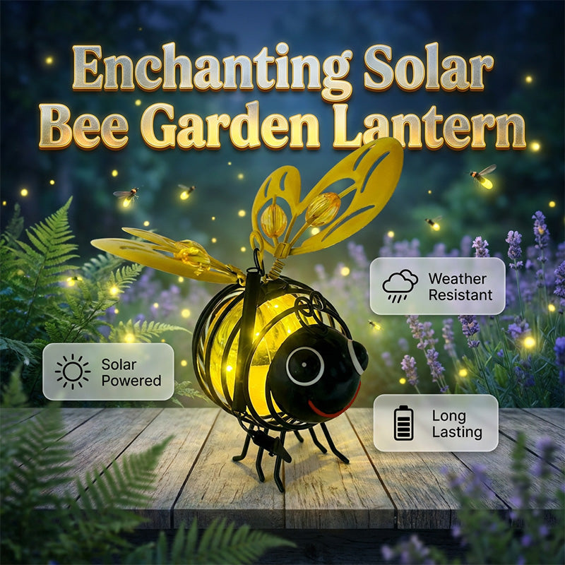 Solar Hanging Bee Garden Light – Waterproof Outdoor LED Garden Decoration