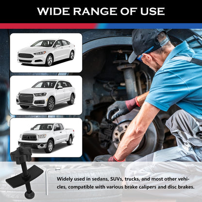 Heavy Duty Disc Brake Caliper Compression Tool with 10mm Wrench | Universal Brake Pad Spreader Tool