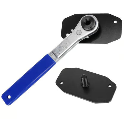 Heavy-Duty Disc Brake Caliper Compression Tool with 10mm Wrench | Brake Pad Piston Spreader for Easy Brake Replacement
