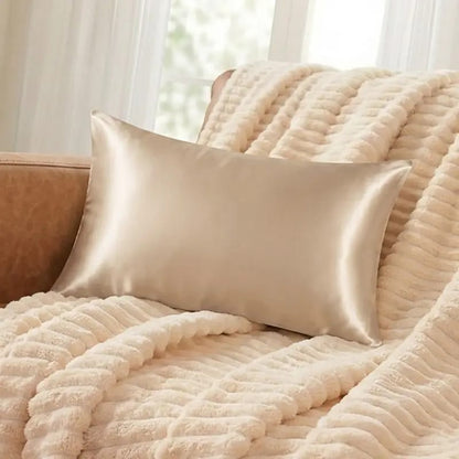 NTBAY 2-Piece Silky Satin Pillowcases – Soft Microfiber Bed Pillow Covers with Envelope Closure