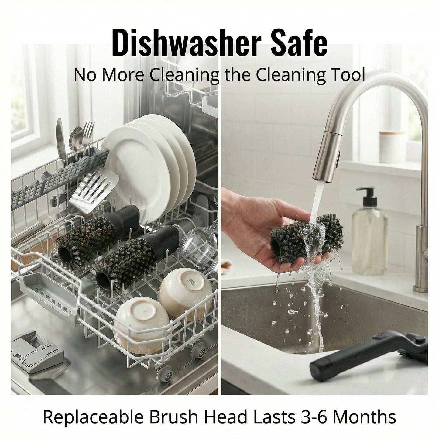 SUMMER SALE Cordless Electric Grill Brush – 180° Rotating Brush Head for Deep BBQ Cleaning