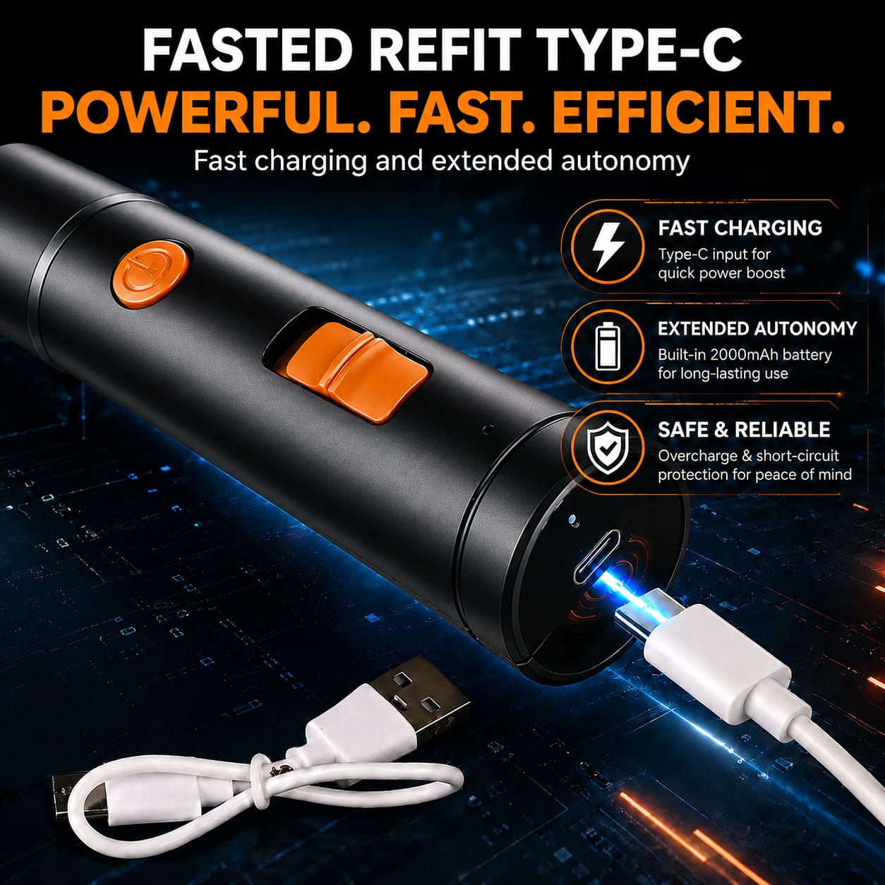 2-in-1 Hybrid Electric Screwdriver – Cordless Precision Power Tool