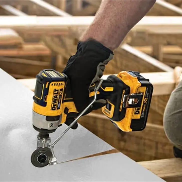 Electric Drill Metal Sheet Cutter – High-Precision Double Gear Attachment for Cordless & Corded Drills