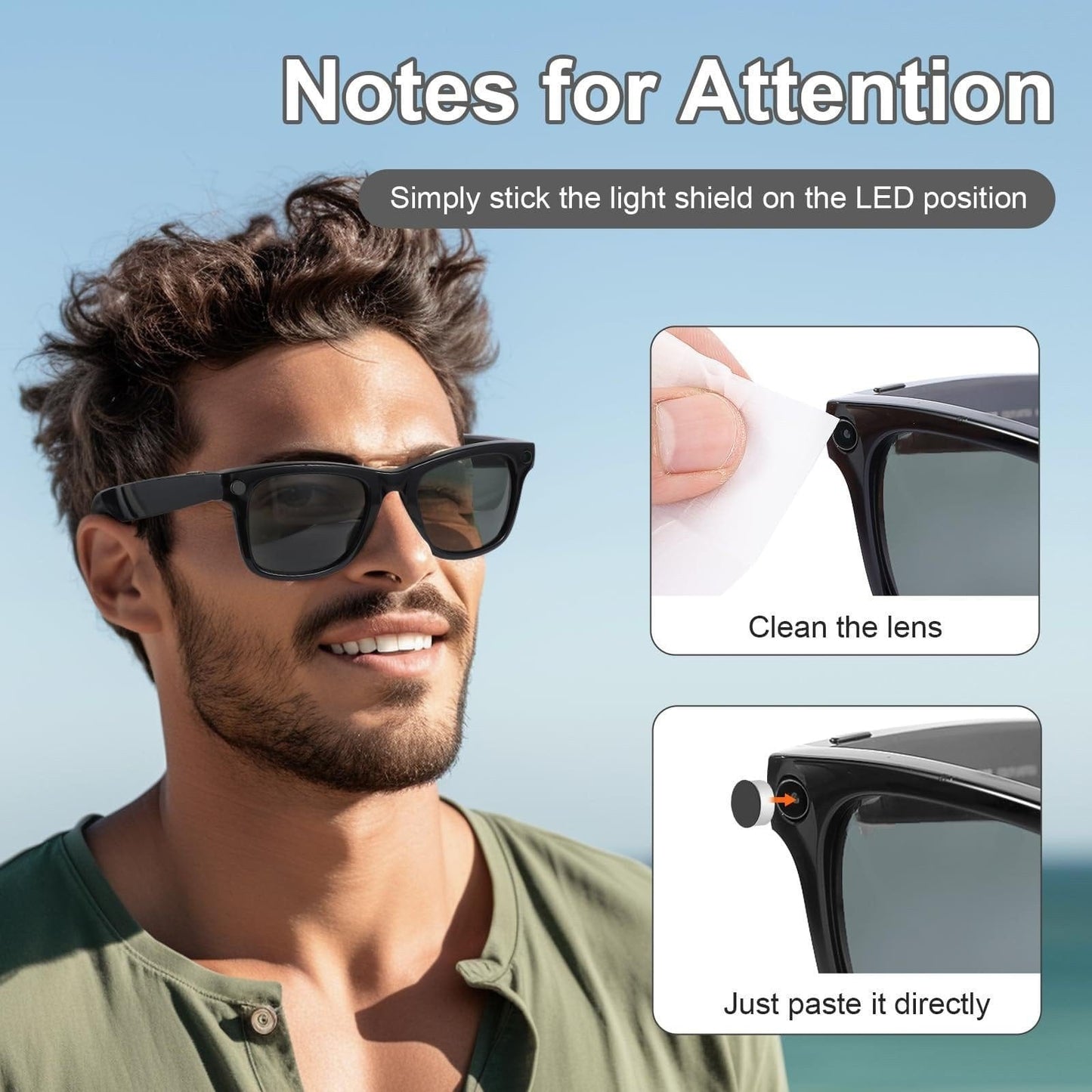 LED Light Blocking Stickers – Laser-Cut Restickable Blackout Covers (12PCS)