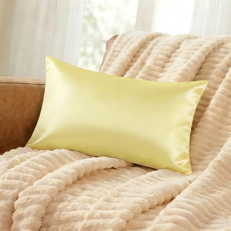 NTBAY 2-Piece Silky Satin Pillowcases – Soft Microfiber Bed Pillow Covers with Envelope Closure