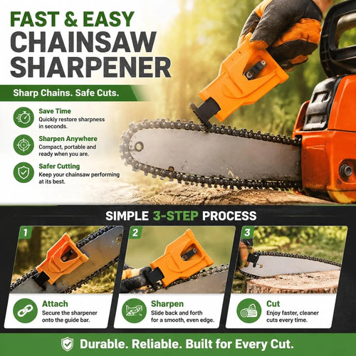 Portable Chainsaw Sharpener Tool