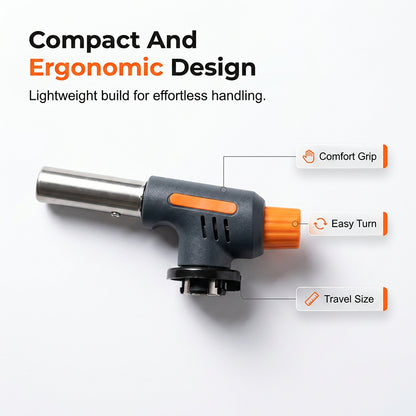 Portable Multi-Function Butane Torch – Adjustable Flame Torch for Cooking, DIY & Outdoor Use