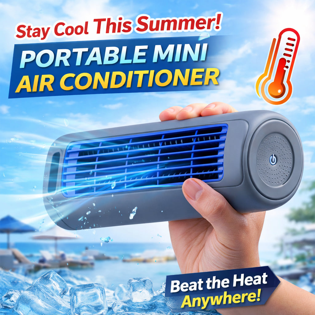 3-in-1 Portable Wireless Cooling Fan with Mist & Wireless Charging | Wall-Mounted Personal Air Cooler