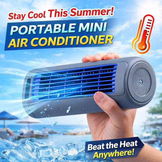 3-in-1 Portable Wireless Cooling Fan with Mist & Wireless Charging | Wall-Mounted Personal Air Cooler