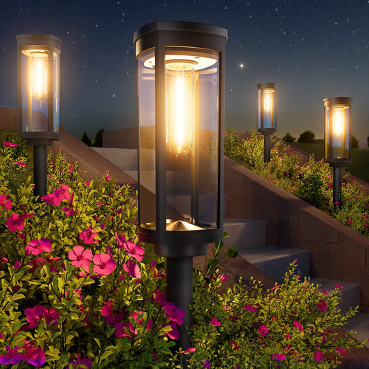 Solar Outdoor Pathway Lights – Auto On/Off, IP65 Waterproof & Easy Installation