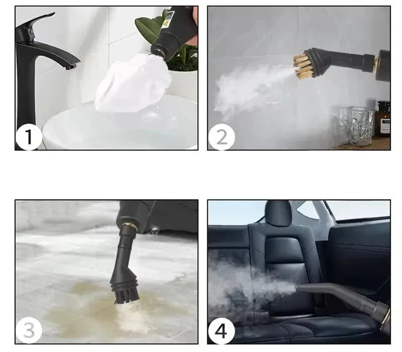 Portable Handheld Steam Cleaner – High-Temperature Pressurized Multi-Surface Steamer