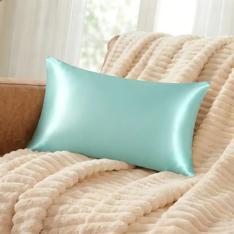 NTBAY 2-Piece Silky Satin Pillowcases – Soft Microfiber Bed Pillow Covers with Envelope Closure