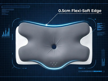 Cooling Ergonomic Memory Foam Pillow for Neck Support