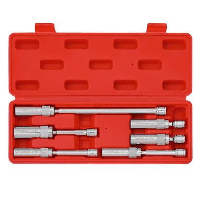 Magnetic Swivel Spark Plug Socket Set – Thin Wall CR-V Steel, 6-Piece Kit