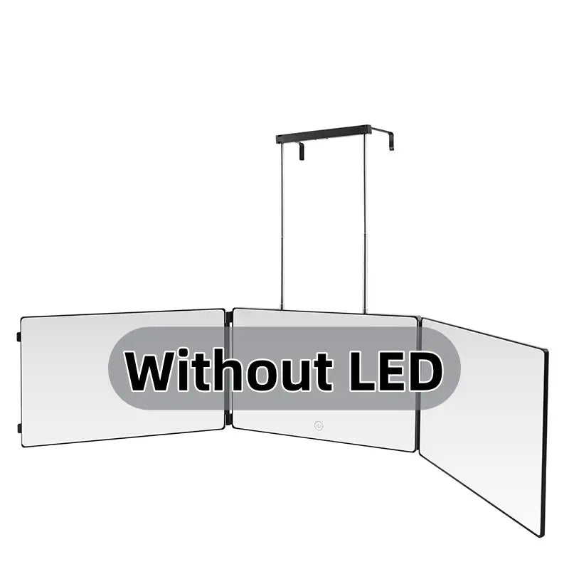 Adjustable LED Light 3-Way Mirror – Portable Trifold 360° Grooming Mirror