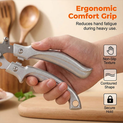 ✂️ Multi-Purpose Kitchen Scissors – Heavy-Duty Stainless Steel Food Shears