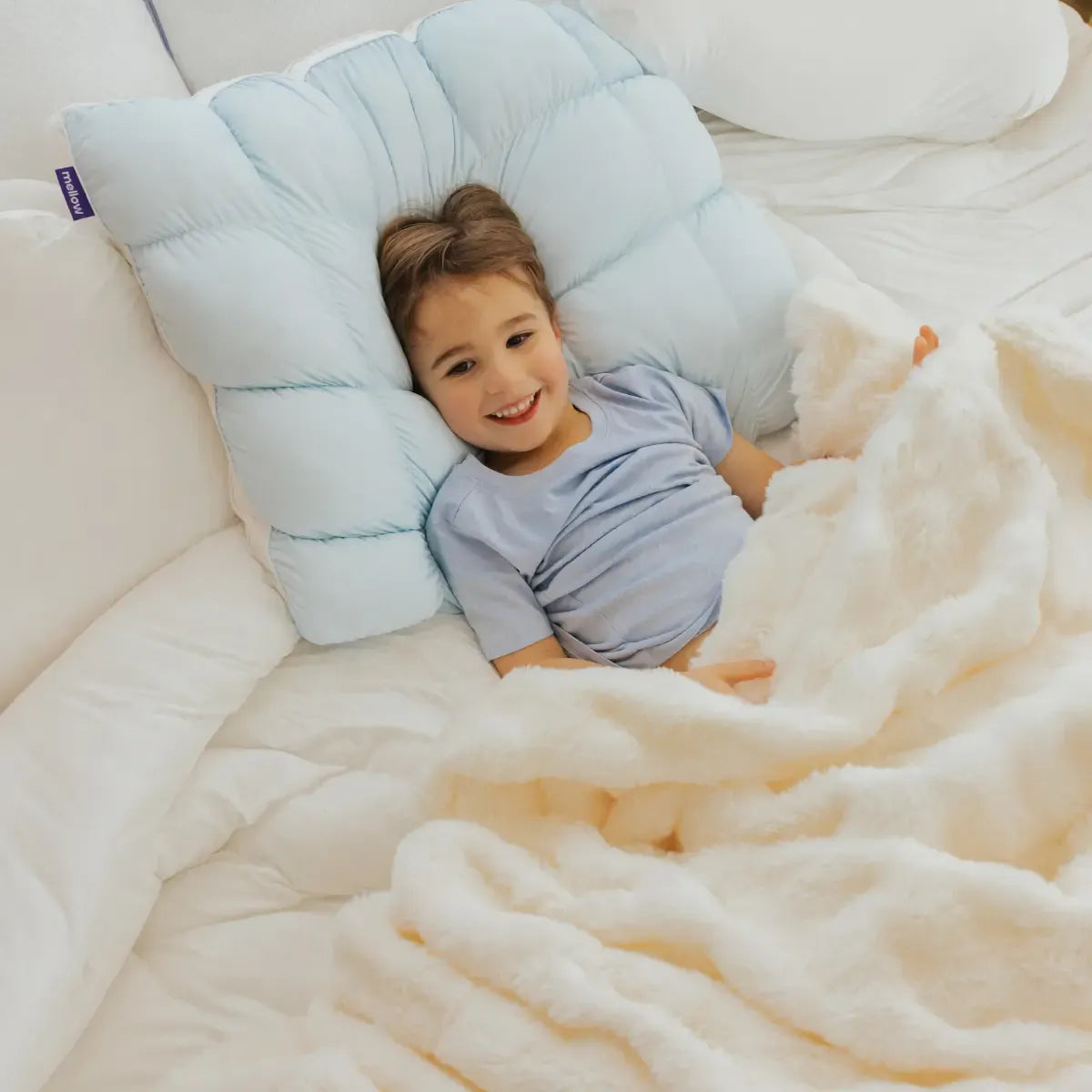 Ultra Soft Cloud Throw Blanket – Thick Faux Rabbit Fur Plush Blanket for Couch & Bed