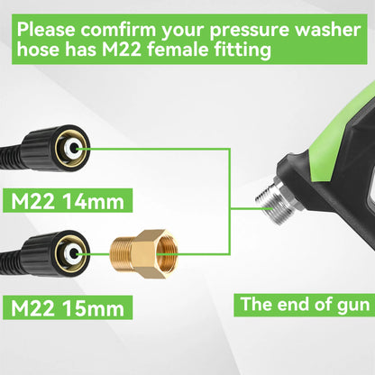 Pressure Washer Sewer Jetter Kit – 100FT Drain Cleaning Hose with Jetting Nozzles