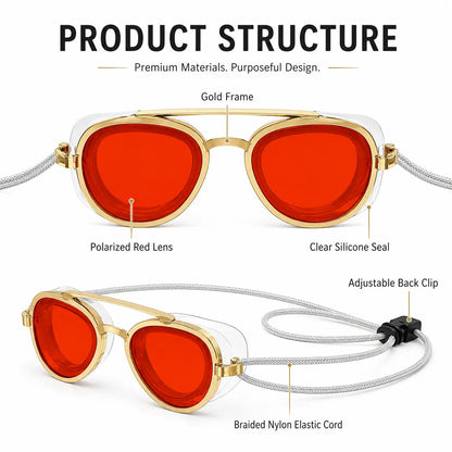 Premium Anti-Fog Swim Goggles – Leakproof Wide View Swimming Goggles with UV Protection