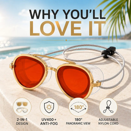 Premium Anti-Fog Swim Goggles – Leakproof Wide View Swimming Goggles with UV Protection